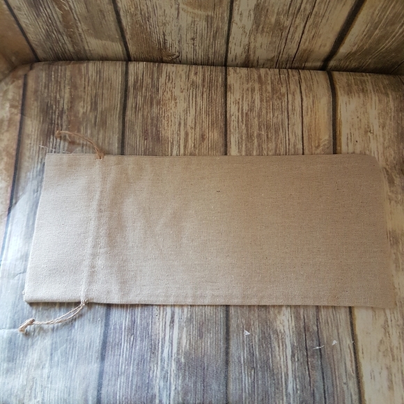 🏵️ Sale  NWOT Linen Wine Bag-Cheers - Picture 2 of 3
